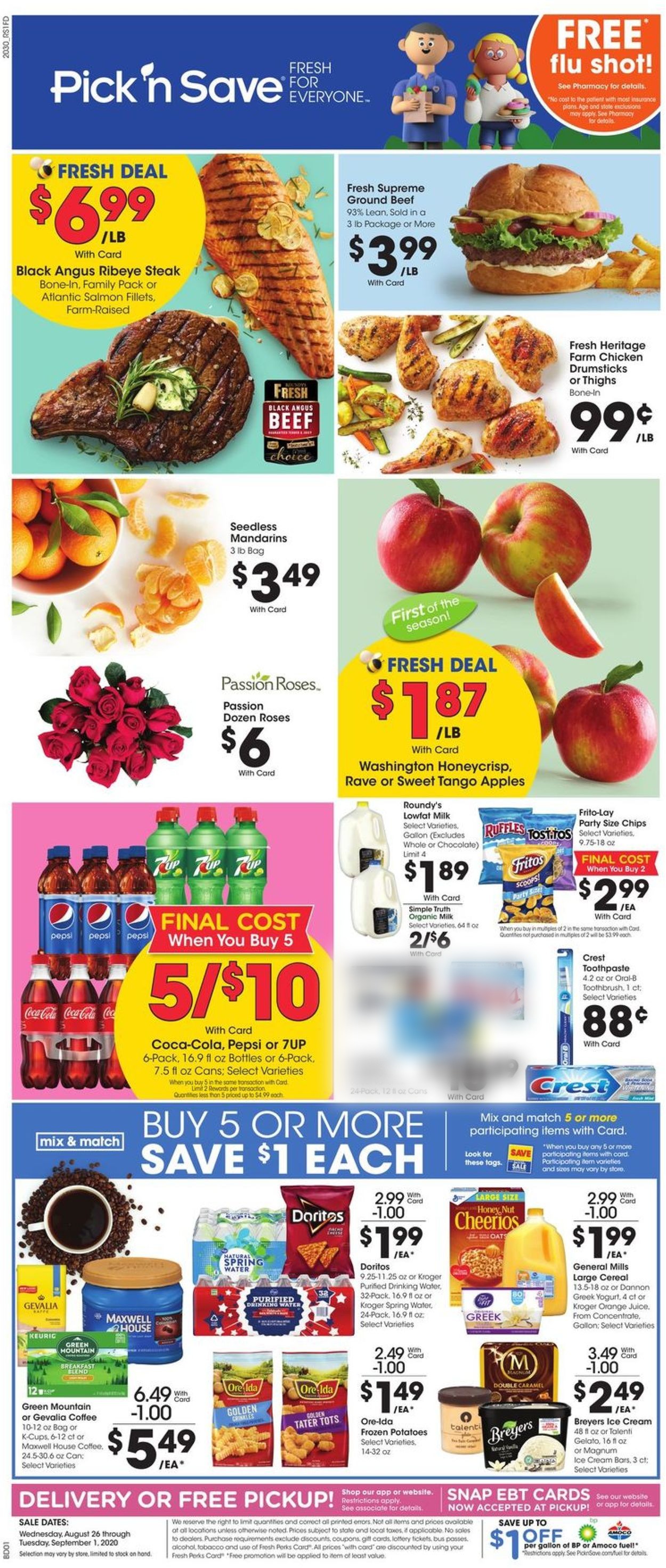 Pick ‘n Save Ad from 08/26/2020