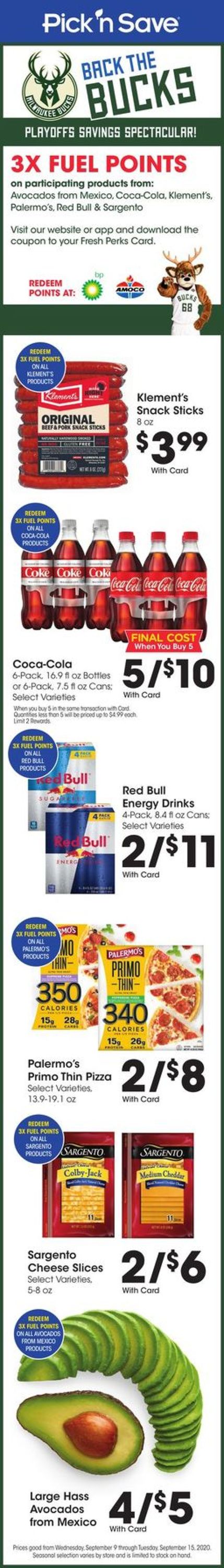 Pick ‘n Save Ad from 09/09/2020