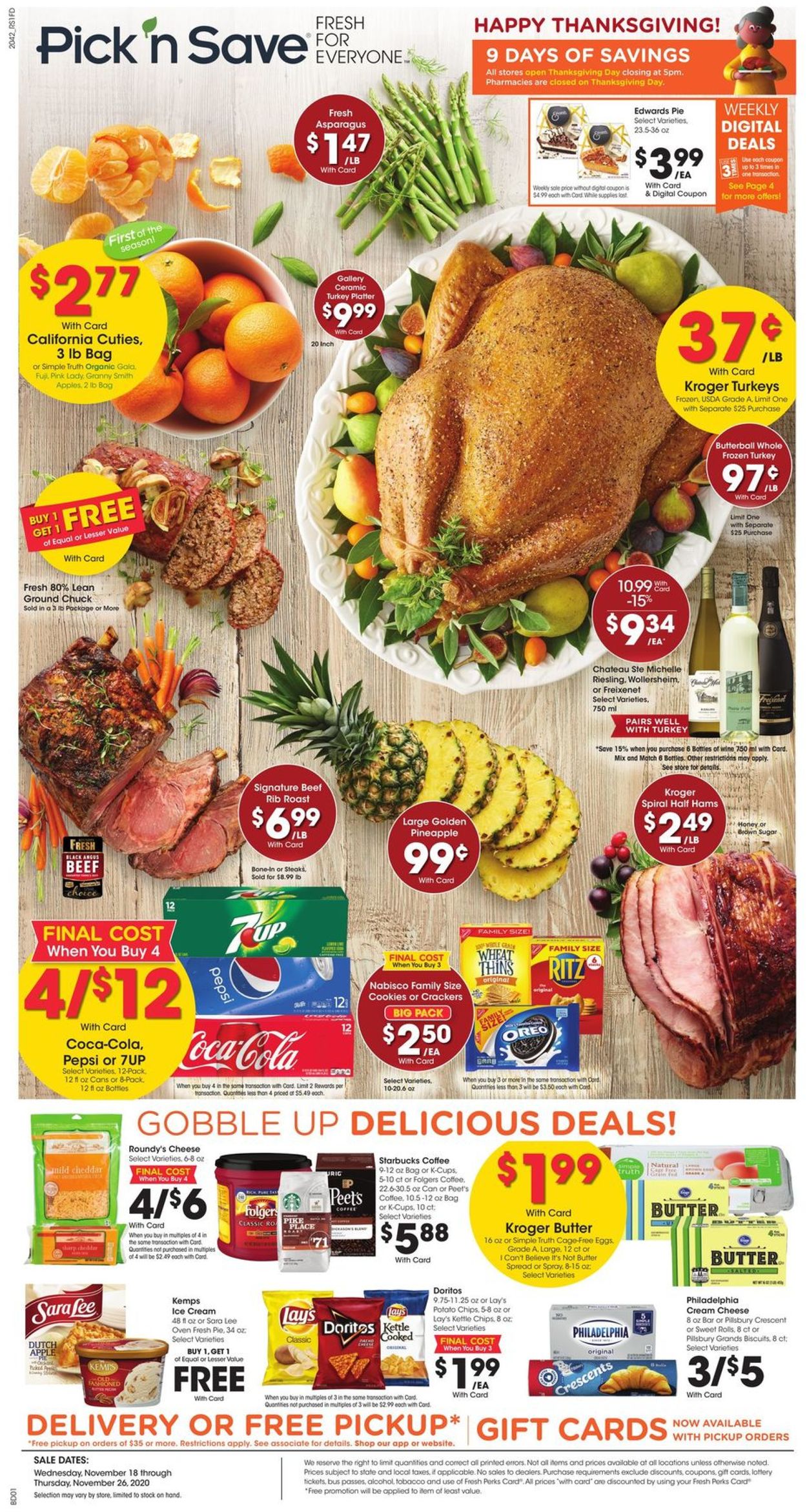 Pick ‘n Save Ad from 11/18/2020