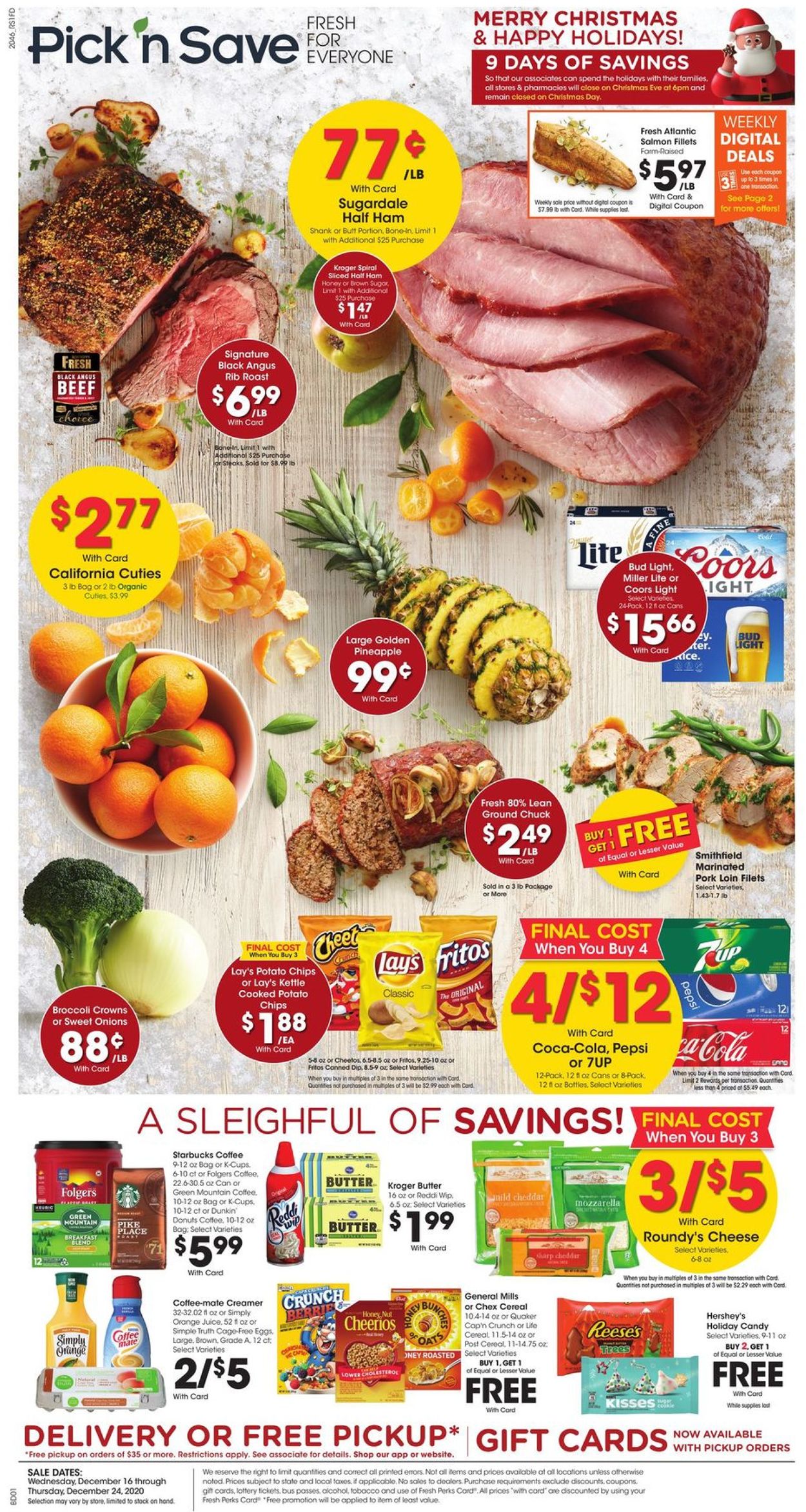 Pick ‘n Save Ad from 12/16/2020