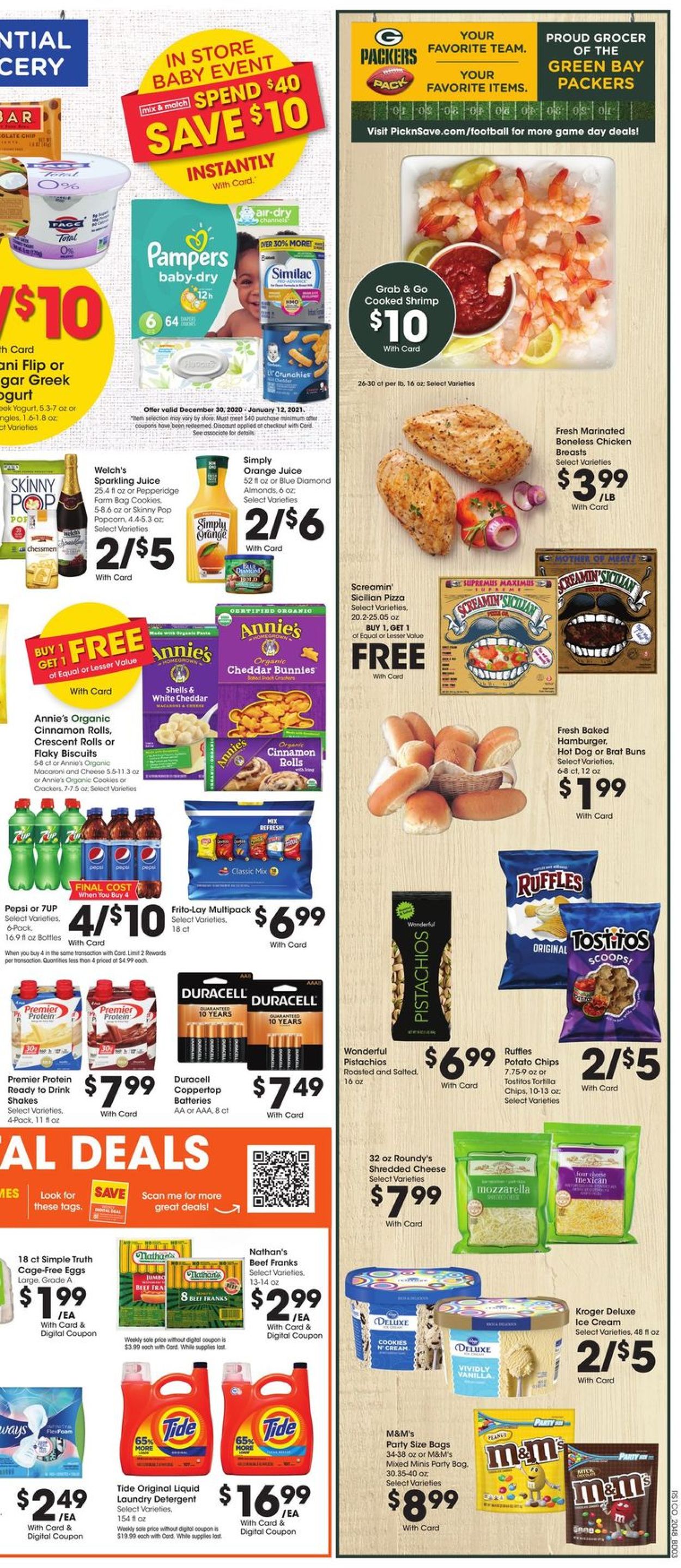 Pick ‘n Save Ad from 12/30/2020