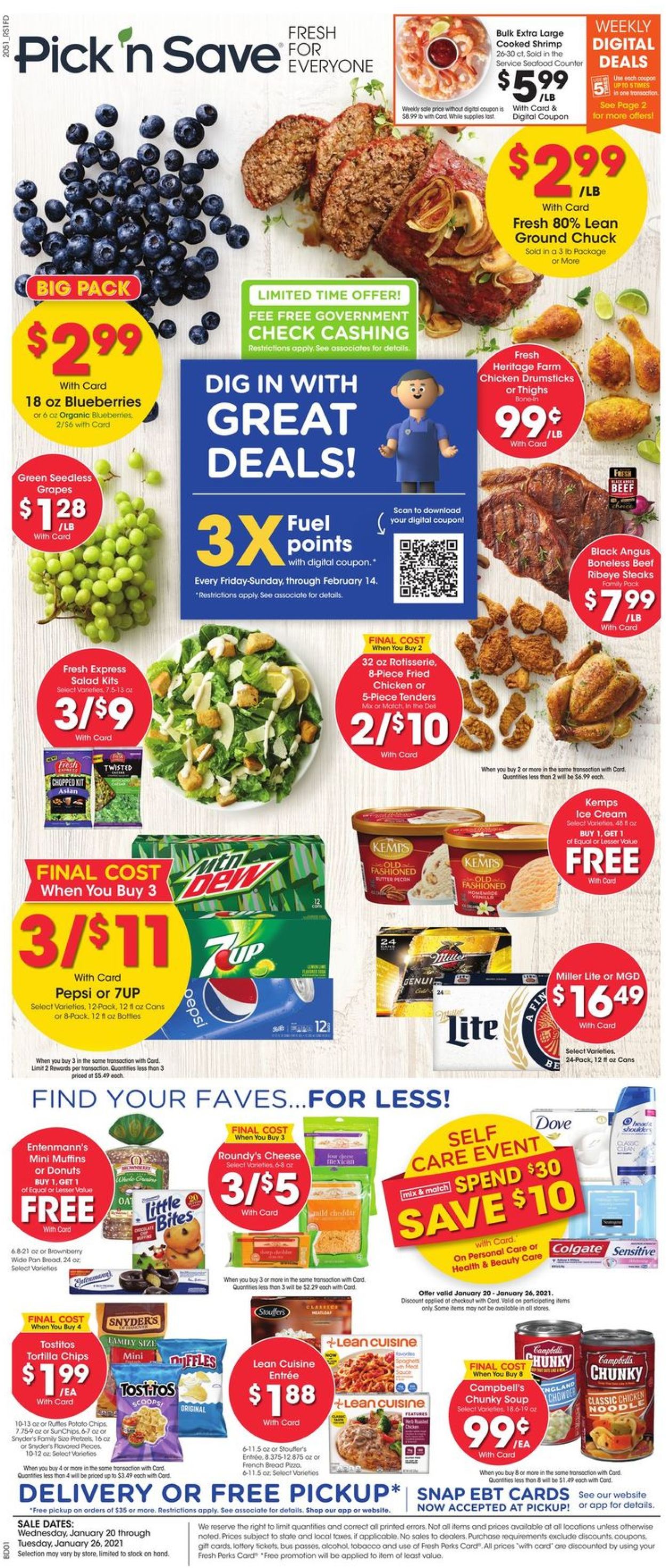 Pick ‘n Save Ad from 01/20/2021
