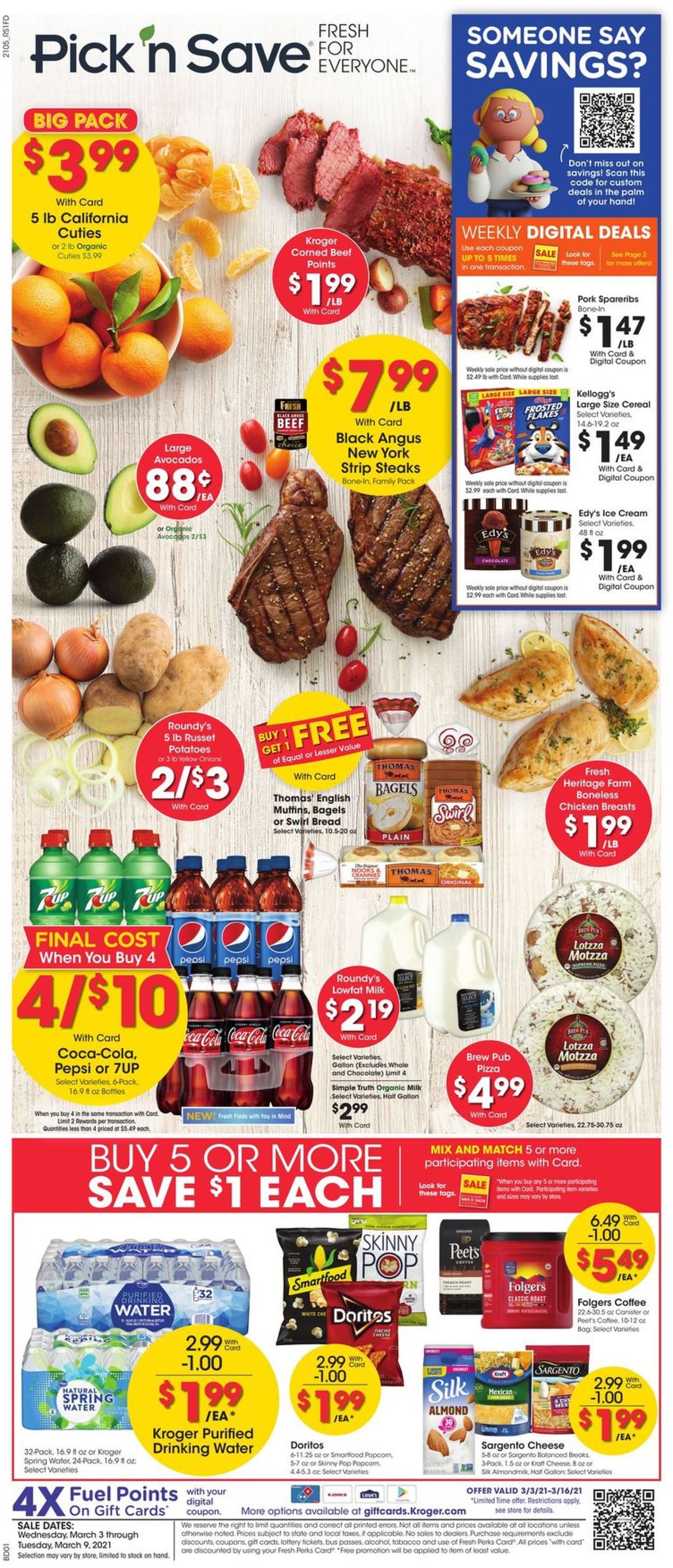 Pick ‘n Save Ad from 03/03/2021