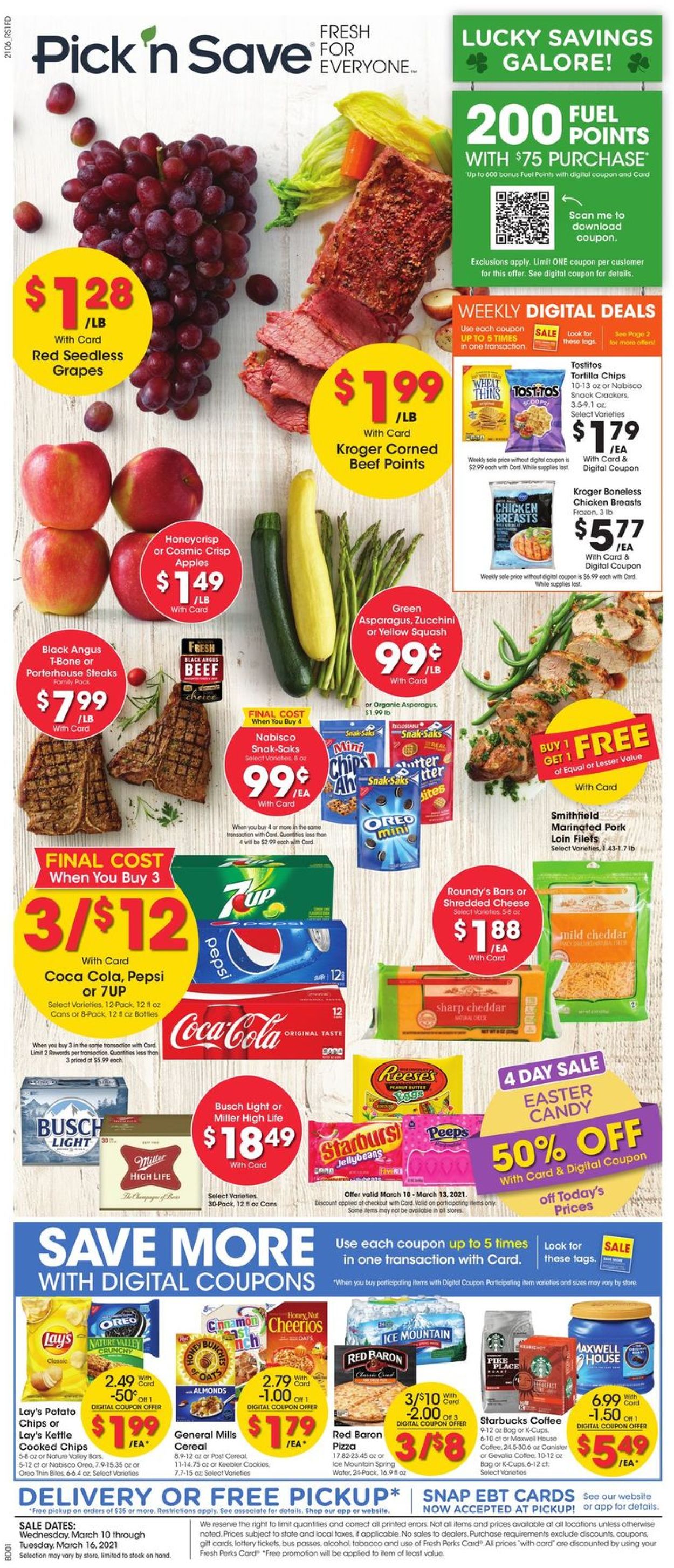 Pick ‘n Save Ad from 03/10/2021