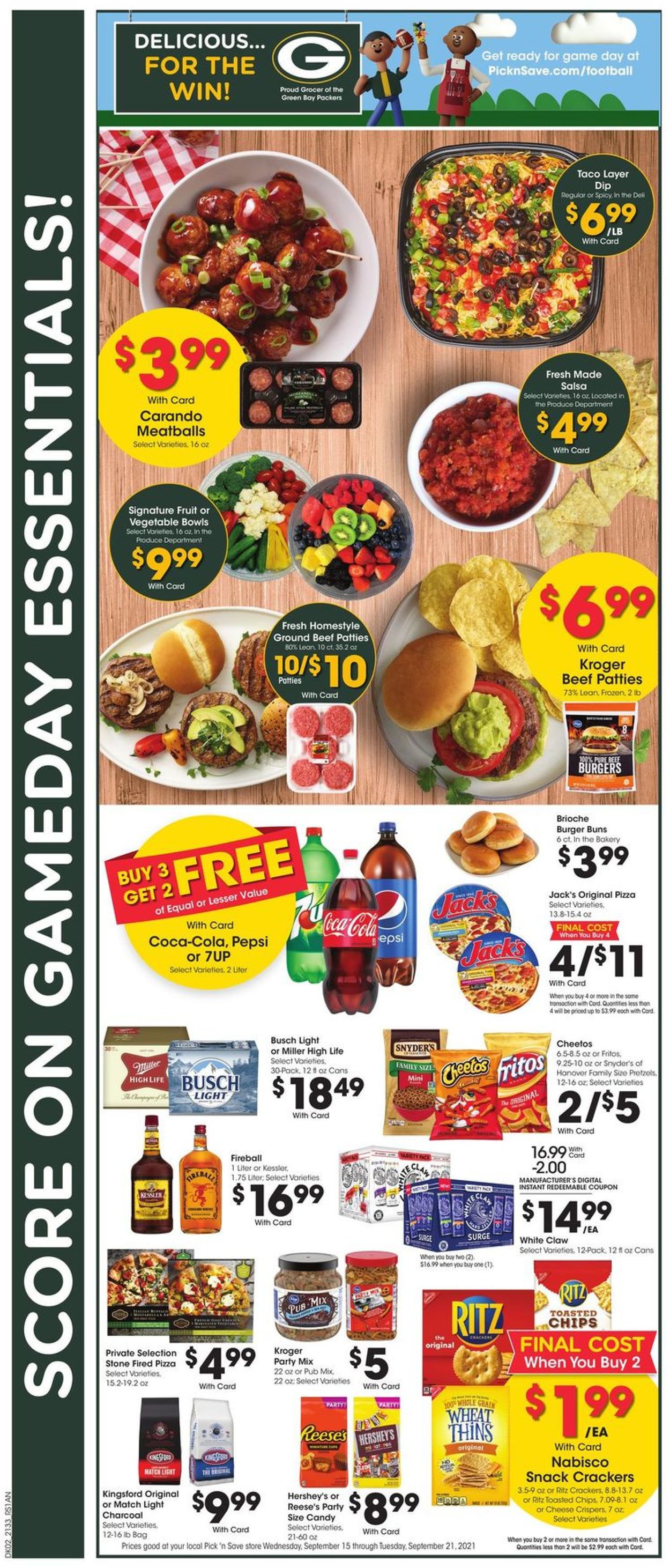 Pick ‘n Save Ad from 09/15/2021