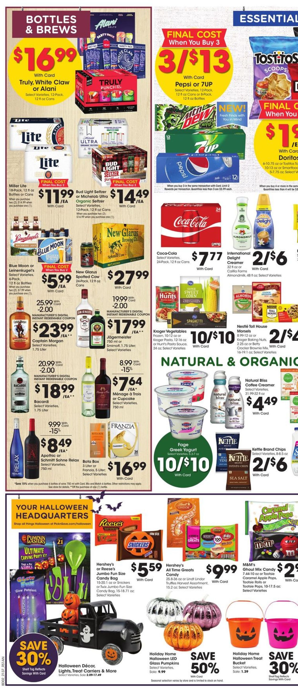 Pick ‘n Save Ad from 10/13/2021