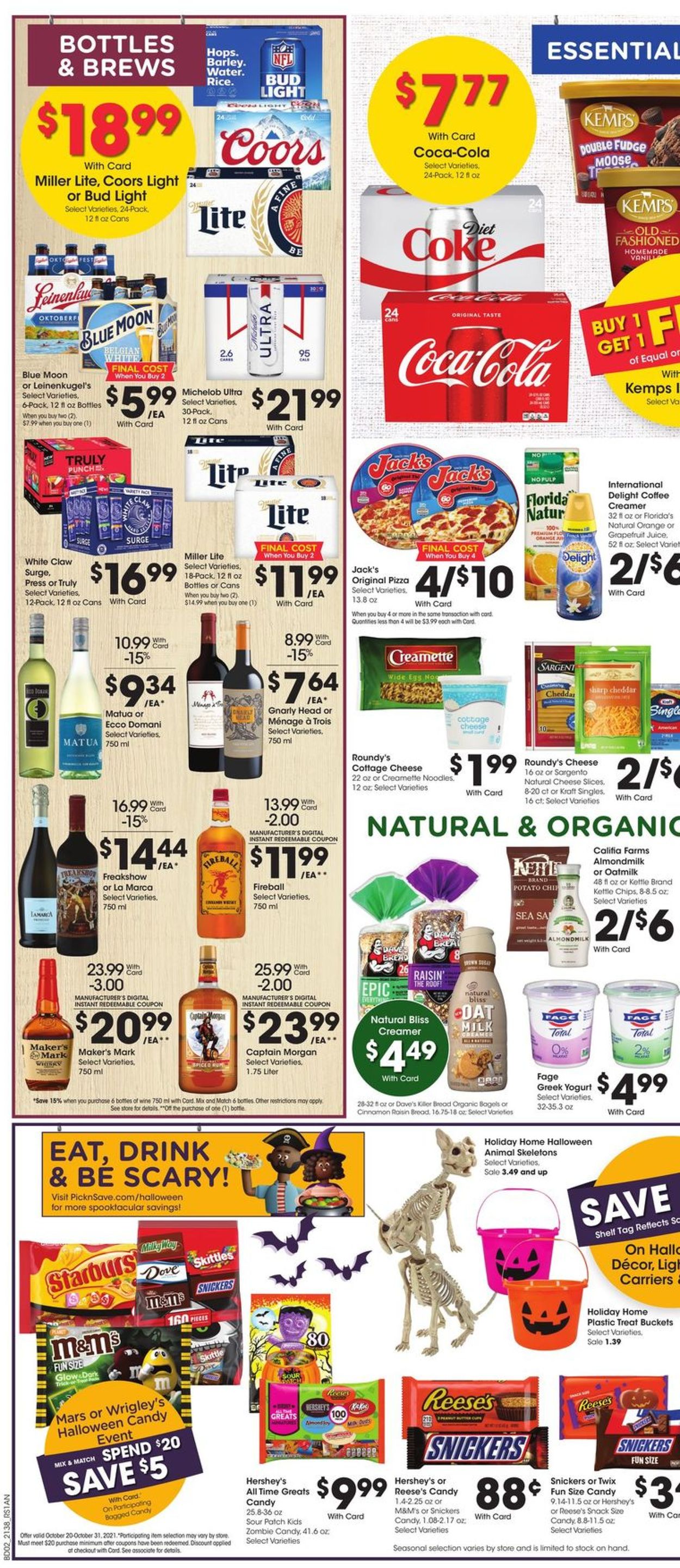 Pick ‘n Save Ad from 10/20/2021