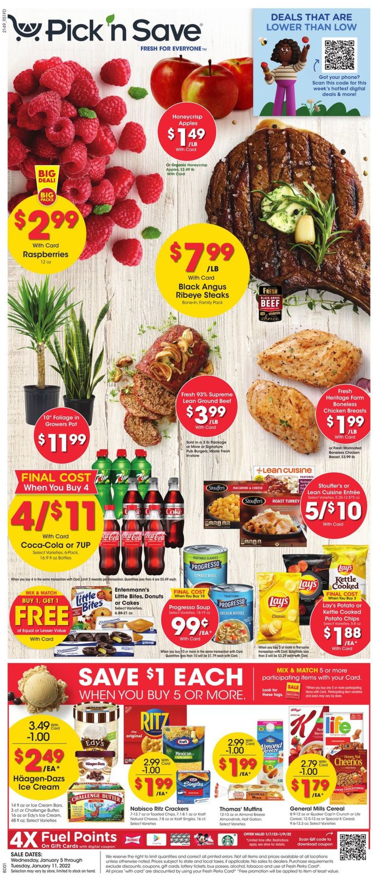 Pick ‘n Save Ad from 01/05/2022