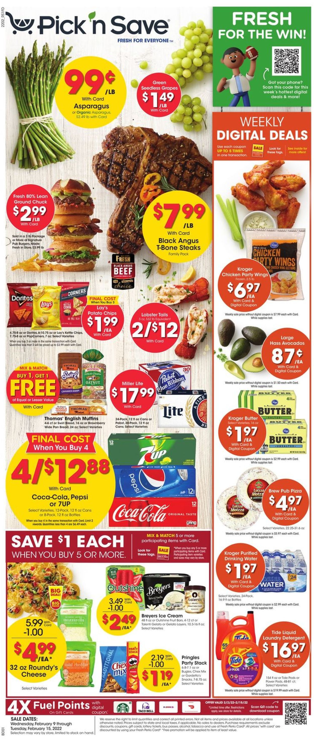 Pick ‘n Save Ad from 02/09/2022