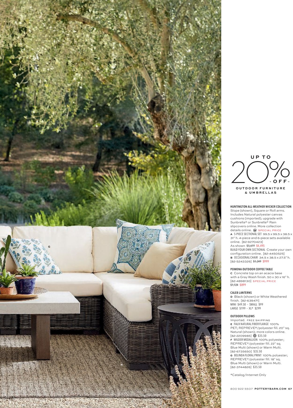 Pottery Barn Ad from 03/27/2020