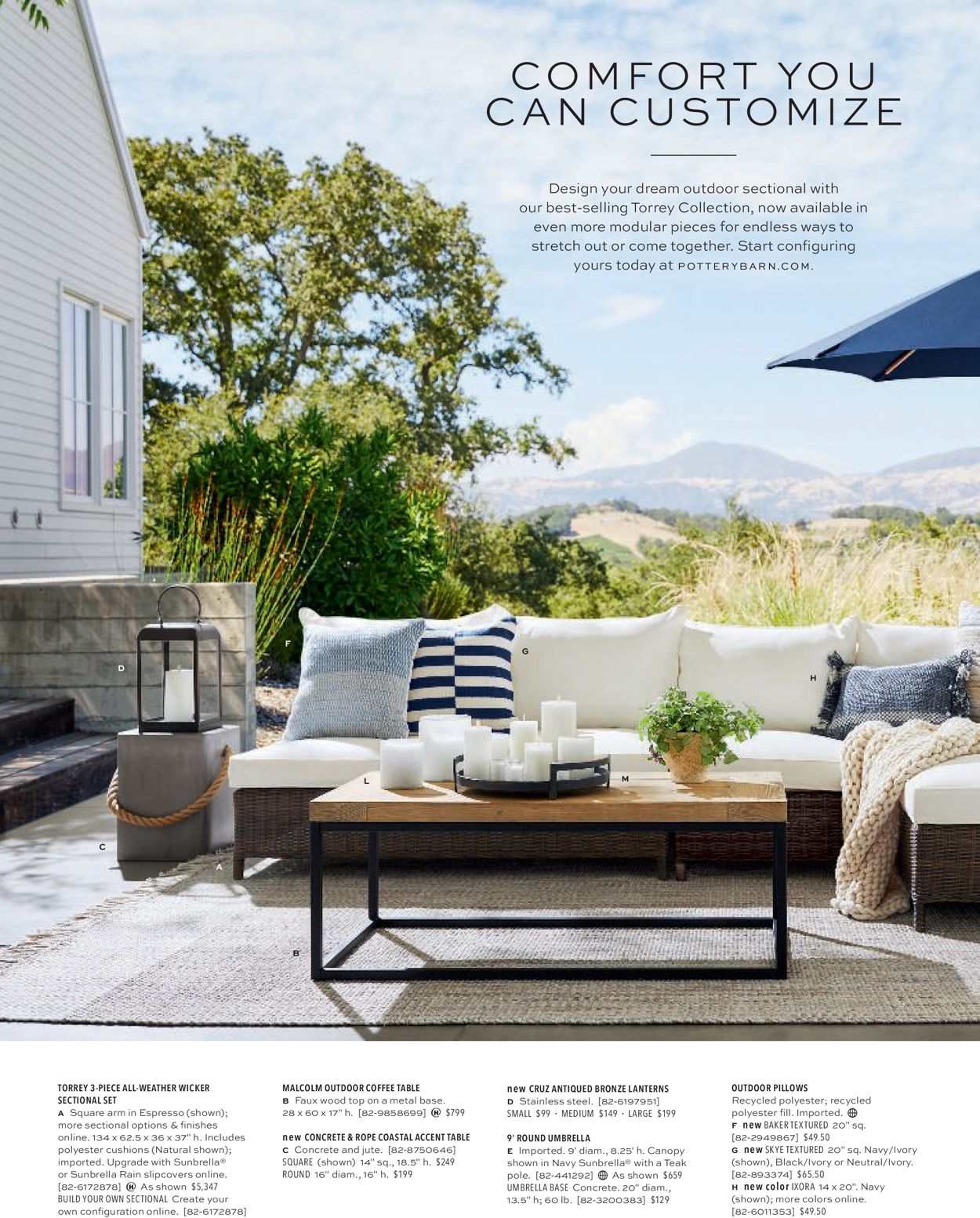 Pottery Barn Ad from 05/25/2021