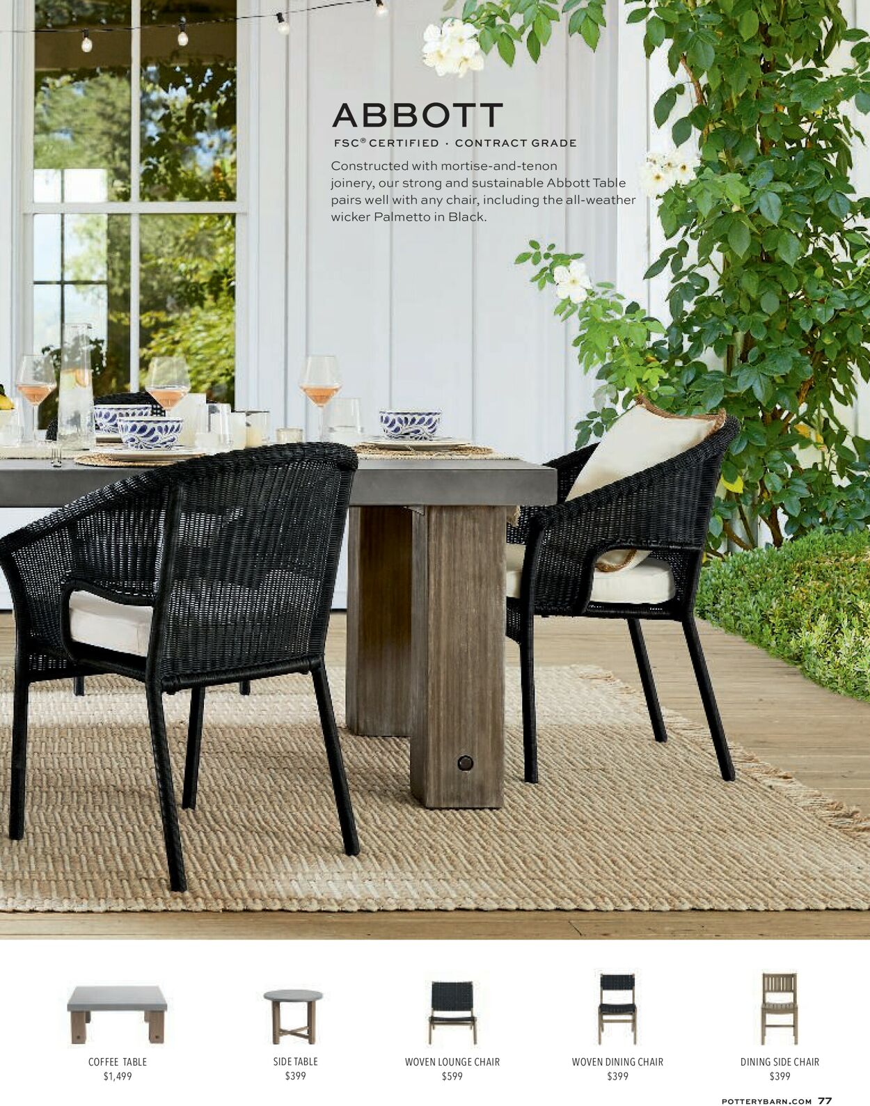 Pottery Barn Ad from 03/01/2023