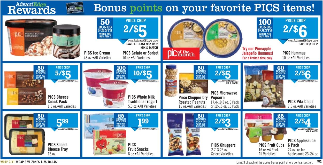 Price Chopper Ad from 08/11/2019