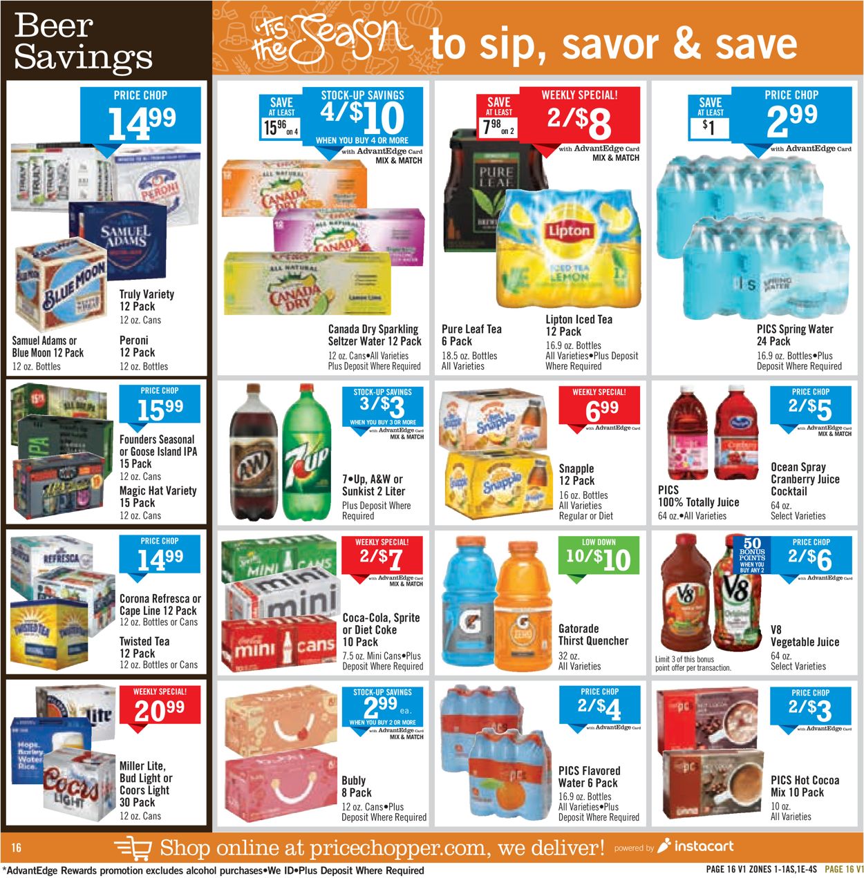 Price Chopper Ad from 11/10/2019