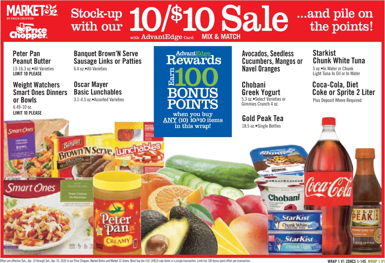 Price Chopper Ad from 04/19/2020