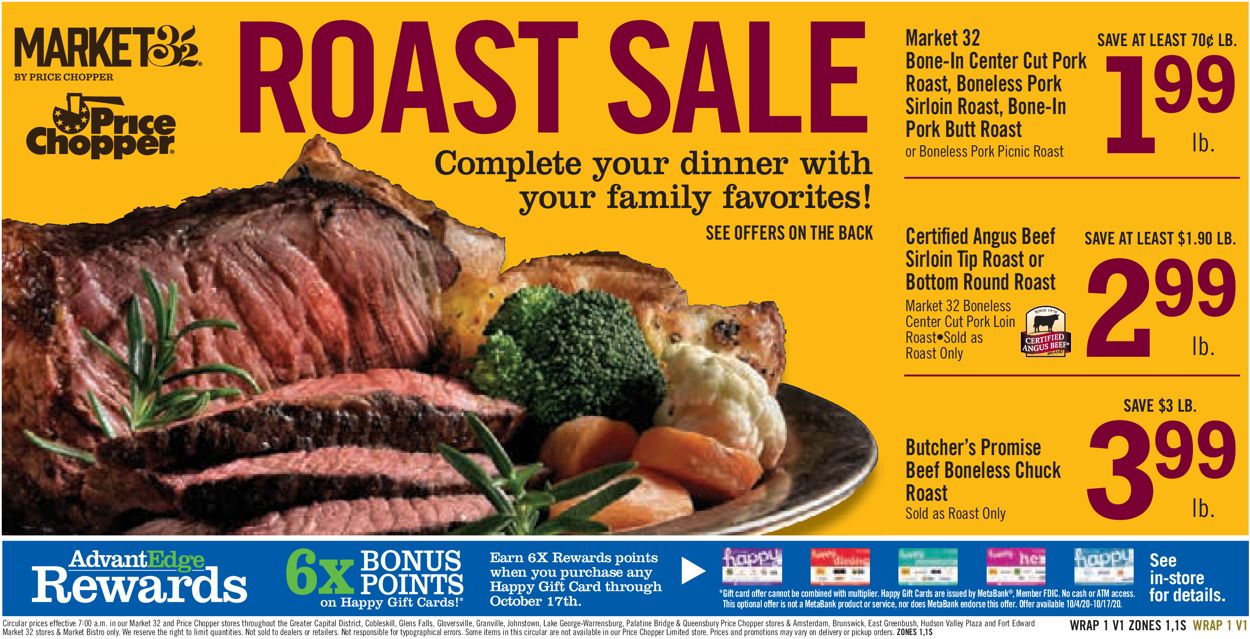 Price Chopper Ad from 10/04/2020