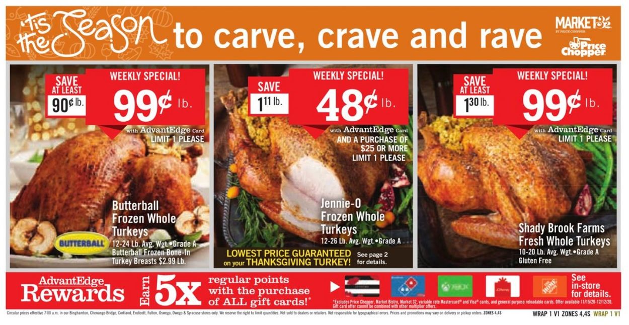 Price Chopper Ad from 11/15/2020