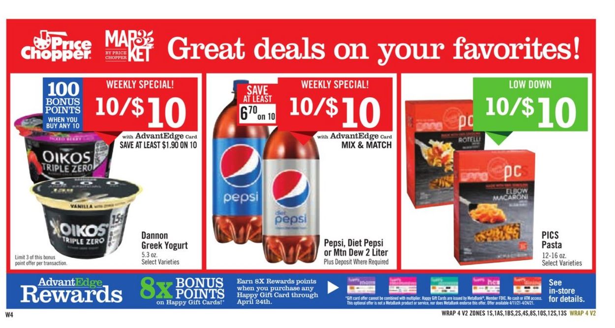 Price Chopper Ad from 04/11/2021