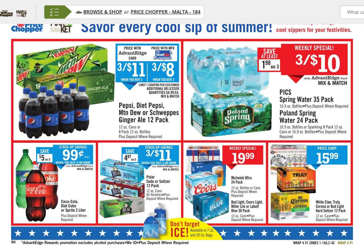Price Chopper Ad from 06/27/2021