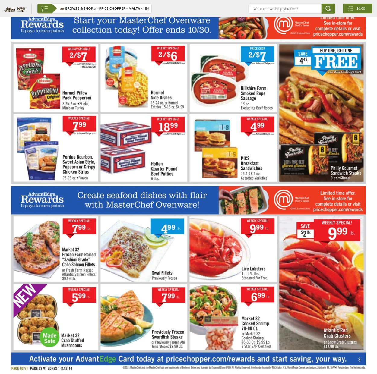 Price Chopper Ad from 08/15/2021