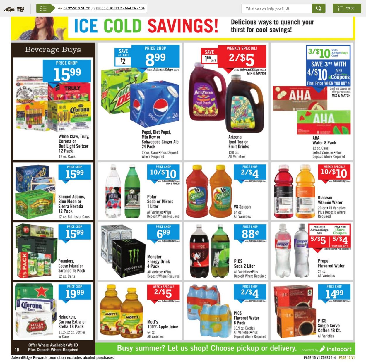 Price Chopper Ad from 08/22/2021