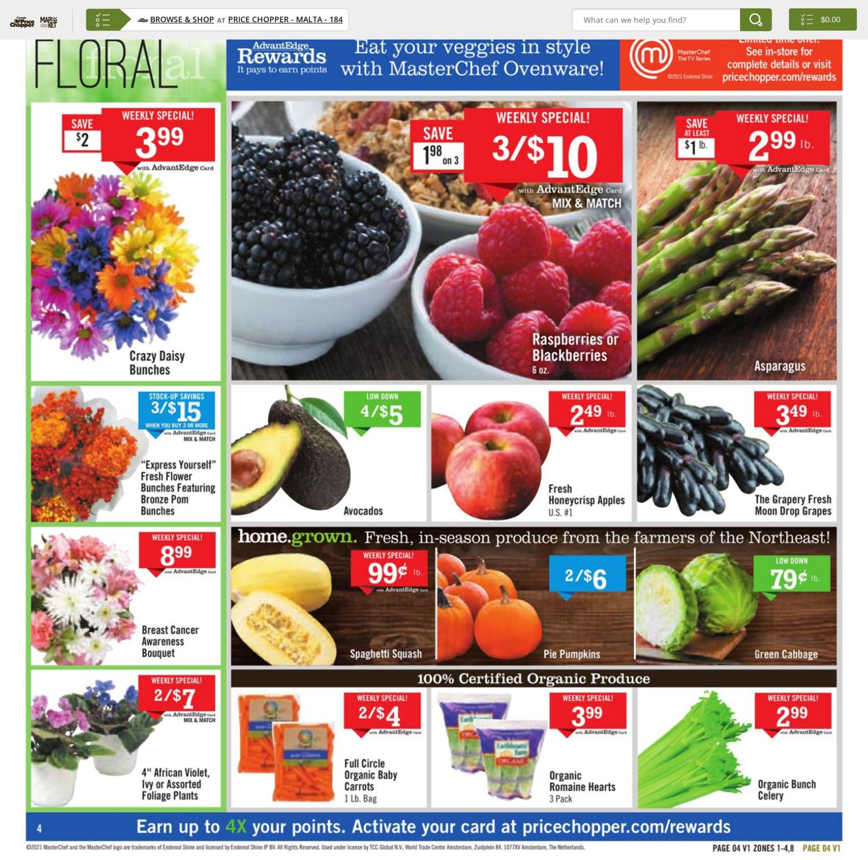 Price Chopper Ad from 10/03/2021