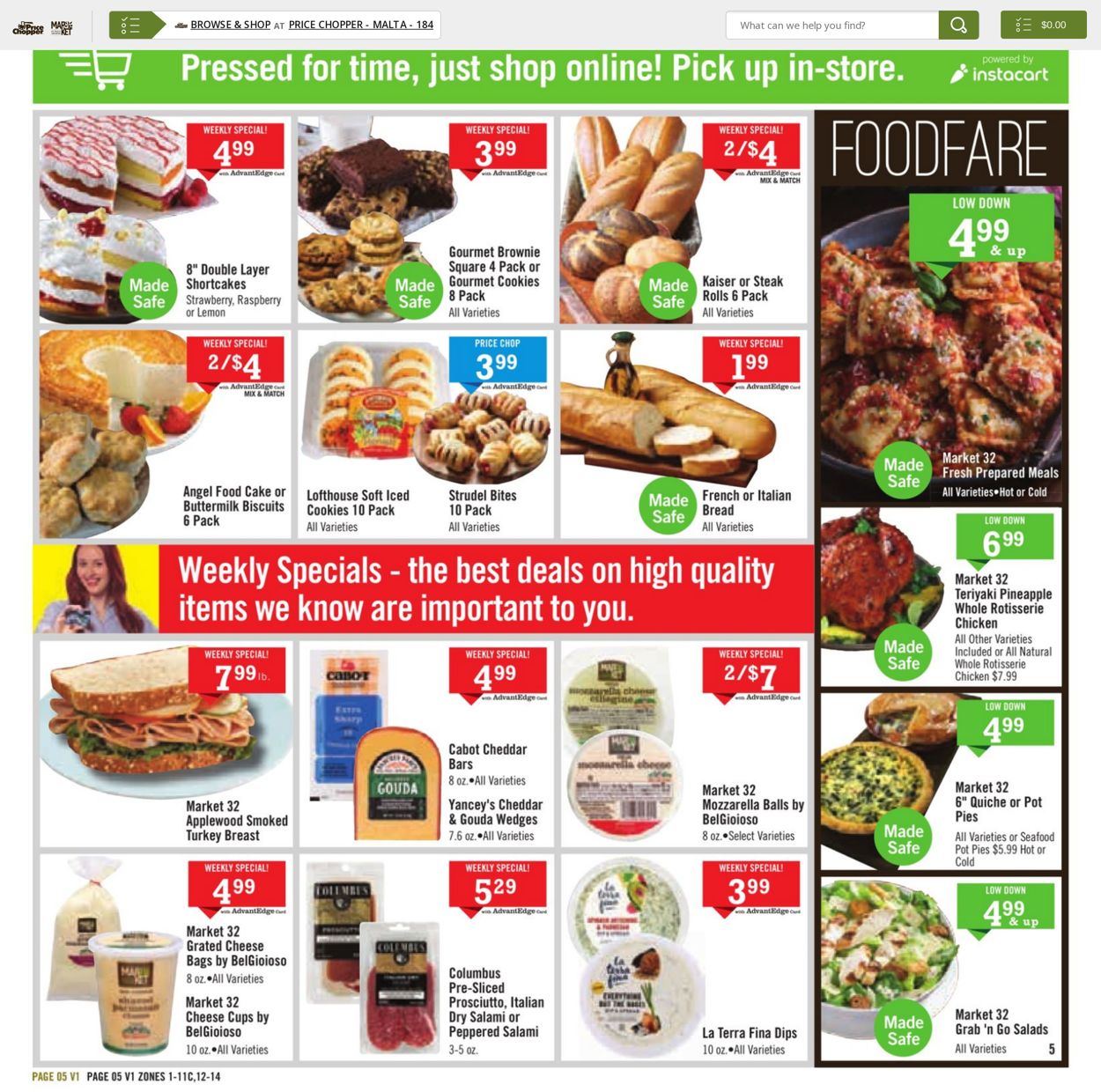 Price Chopper Ad from 10/17/2021