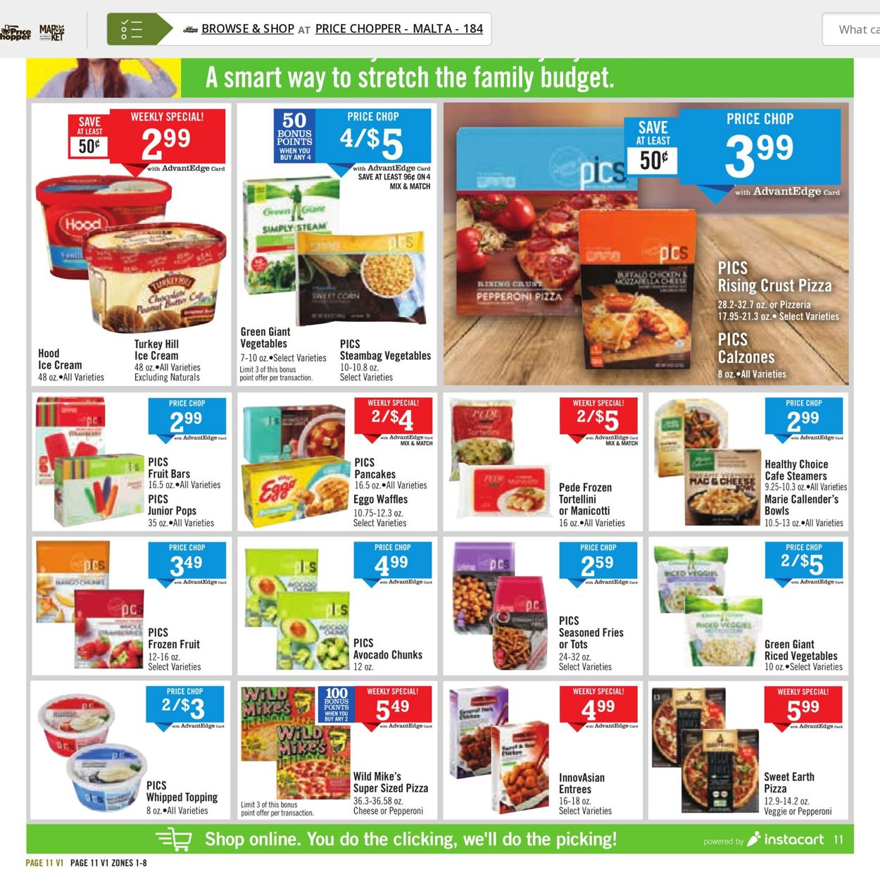 Price Chopper Ad from 10/24/2021