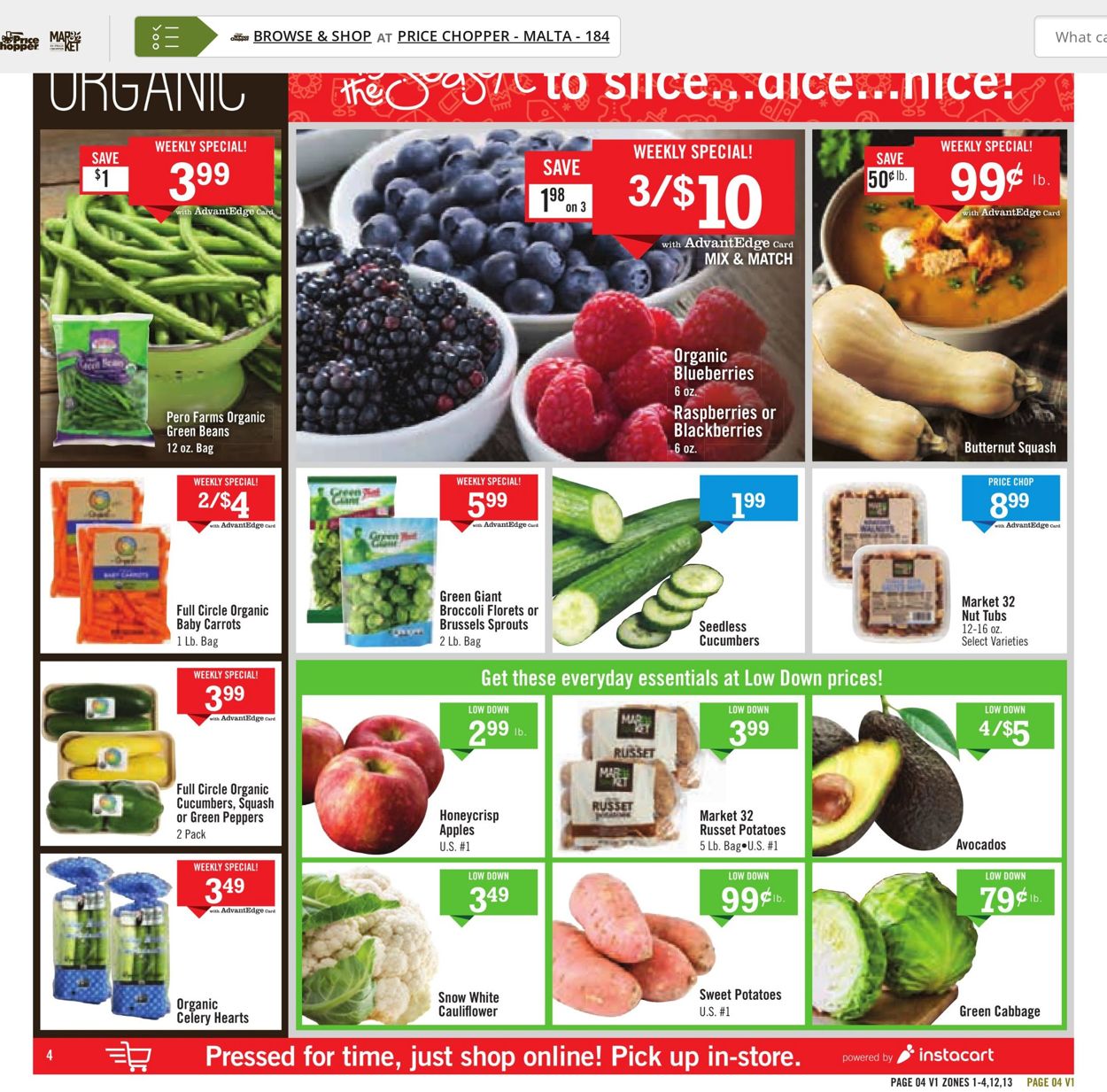 Price Chopper Ad from 12/12/2021