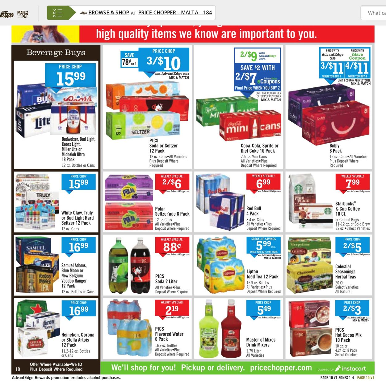 Price Chopper Ad from 01/02/2022