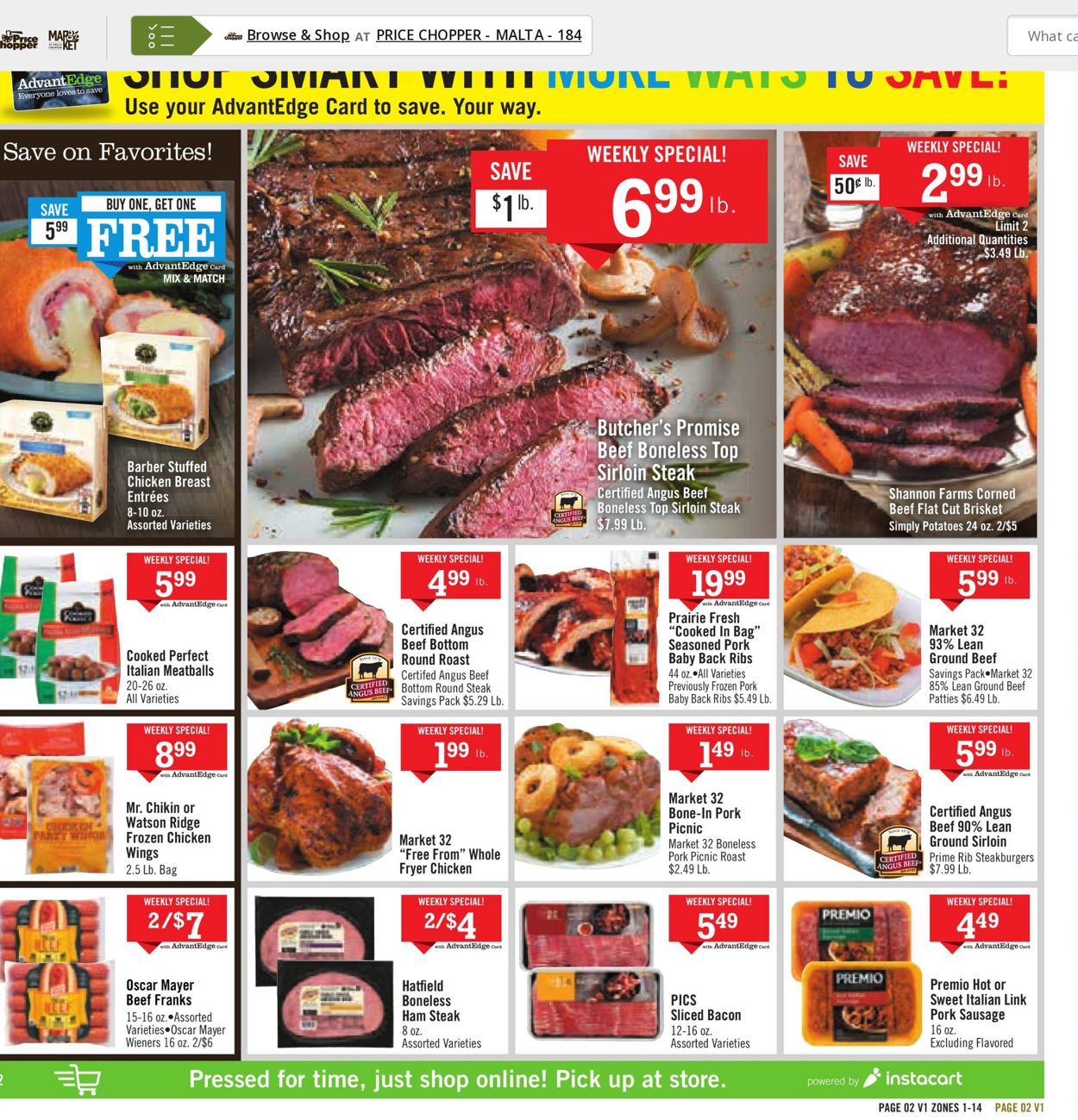 Price Chopper Ad from 03/06/2022