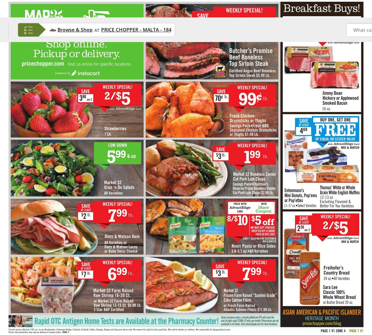 Price Chopper Ad from 05/15/2022