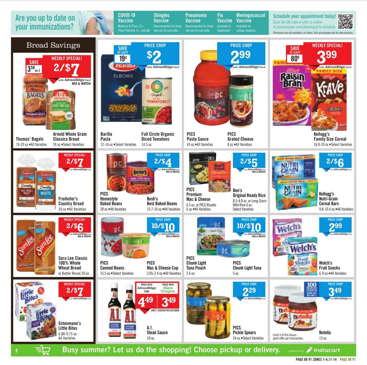 Price Chopper Ad from 08/07/2022