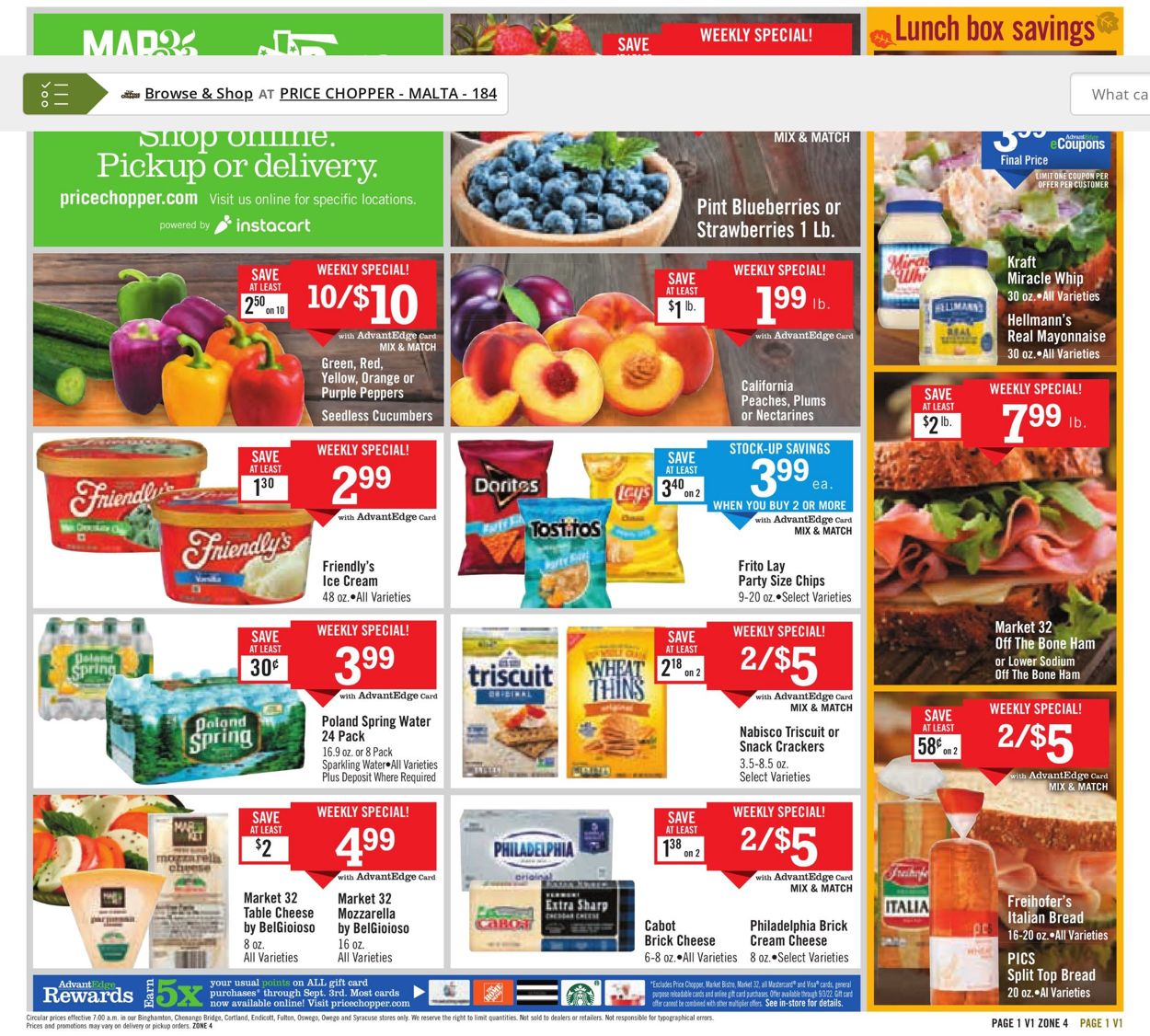 Price Chopper Ad from 08/28/2022