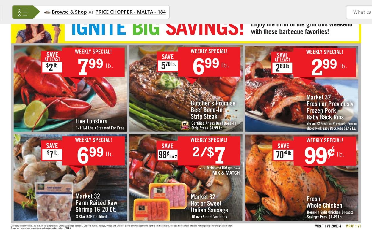 Price Chopper Ad from 08/28/2022