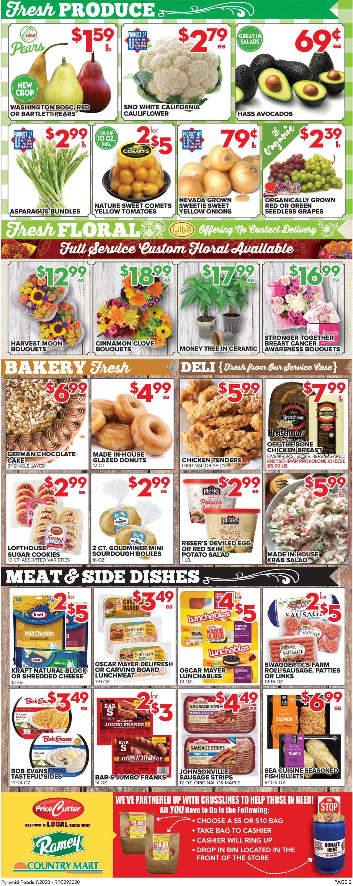 Price Cutter Ad from 09/30/2020