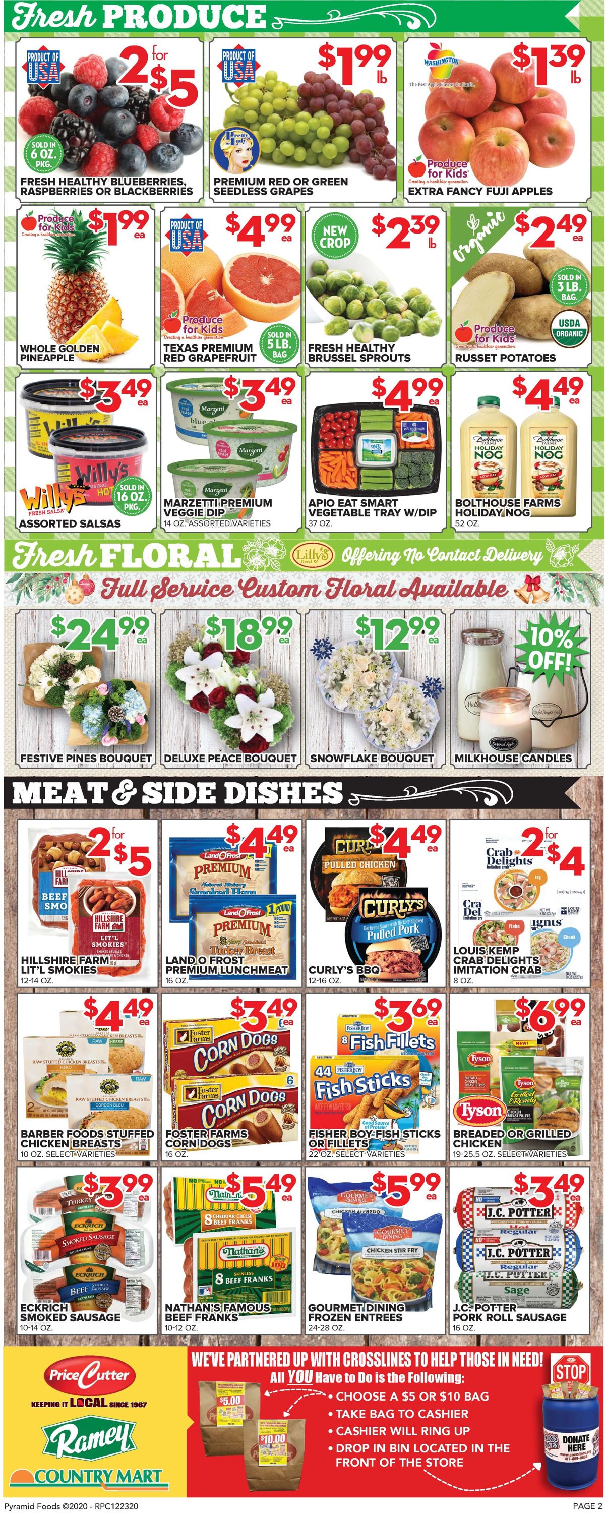 Price Cutter Ad from 12/23/2020