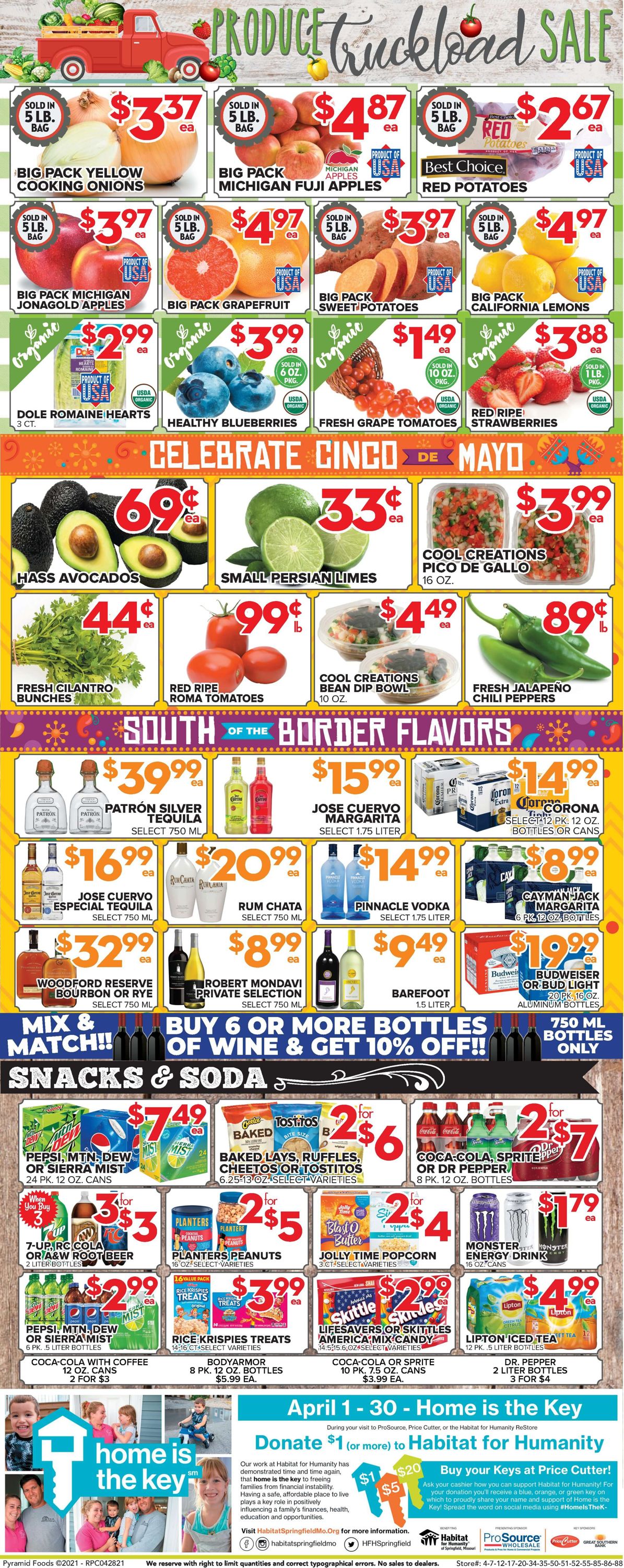 Price Cutter Ad from 04/28/2021
