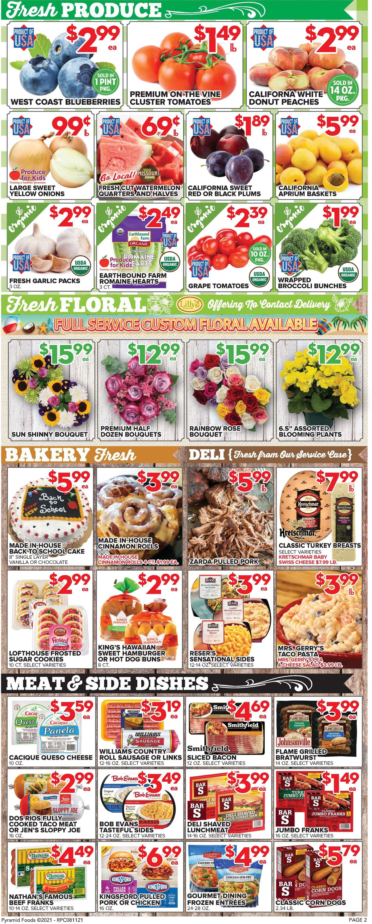 Price Cutter Ad from 08/11/2021