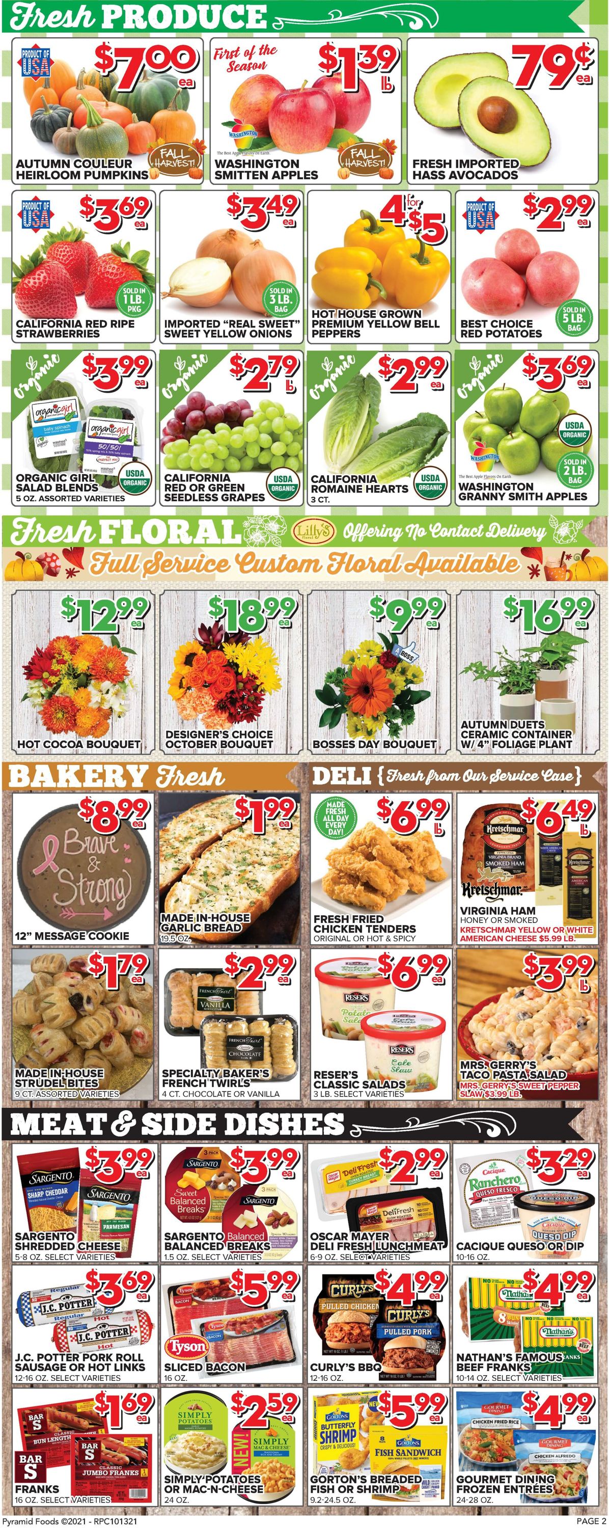 Price Cutter Ad from 10/13/2021