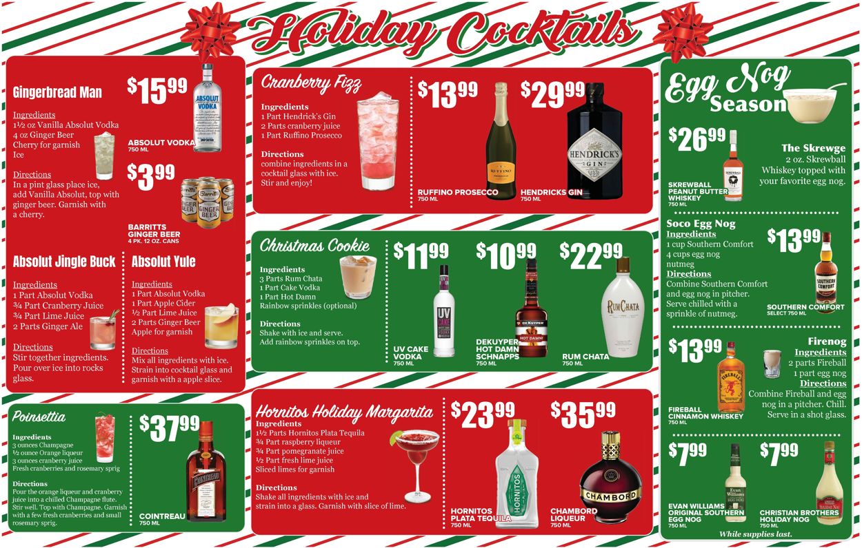 Price Cutter Ad from 11/30/2021