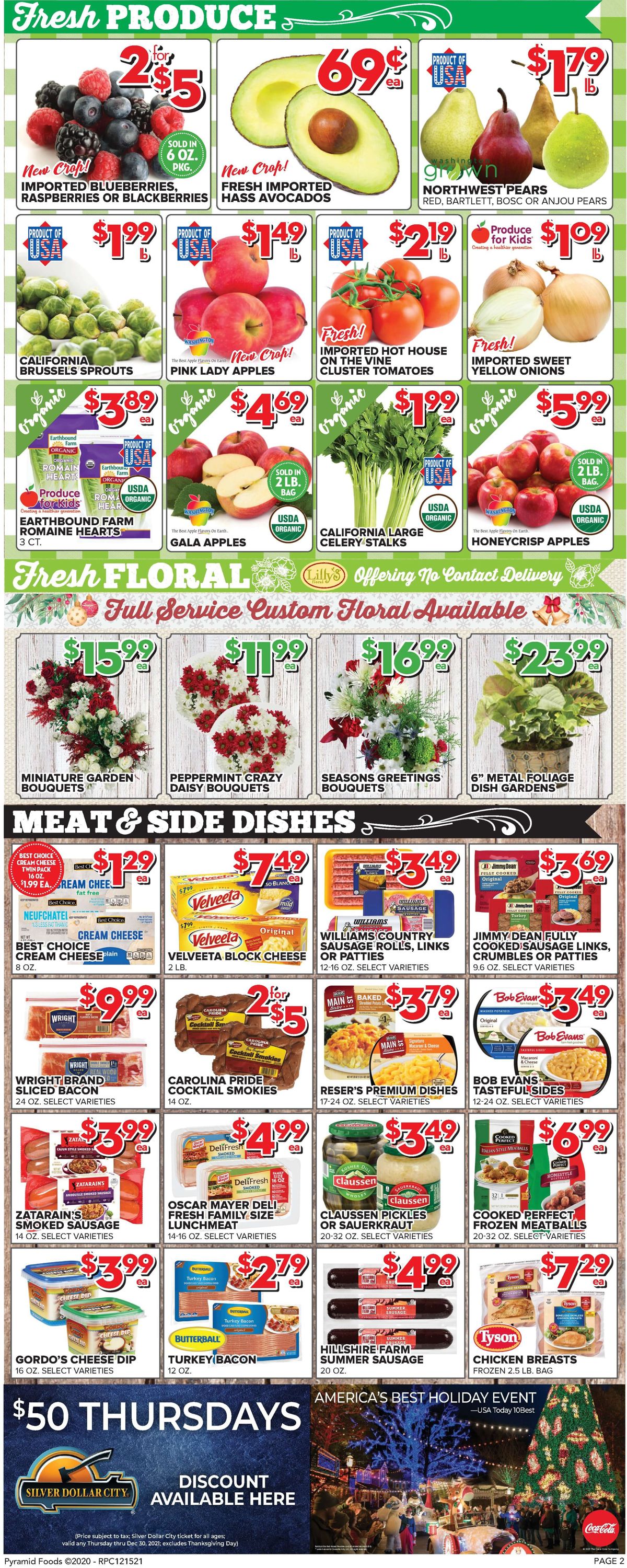 Price Cutter Ad from 12/15/2021