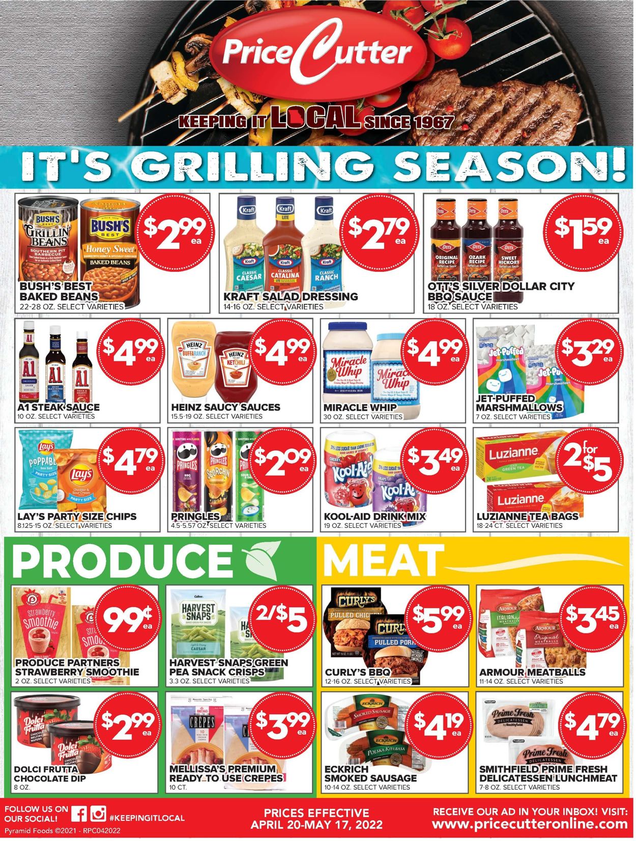 Price Cutter Ad from 04/19/2022