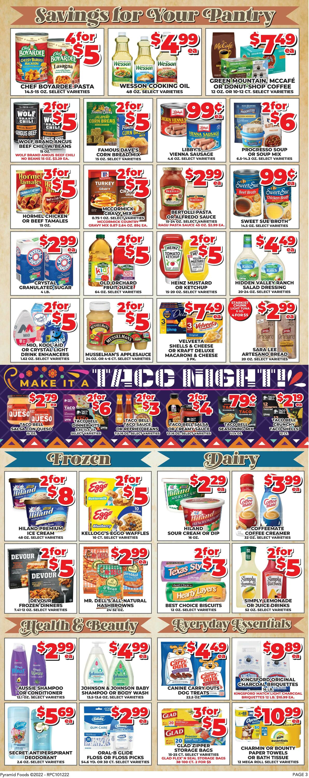 Price Cutter Ad from 10/12/2022