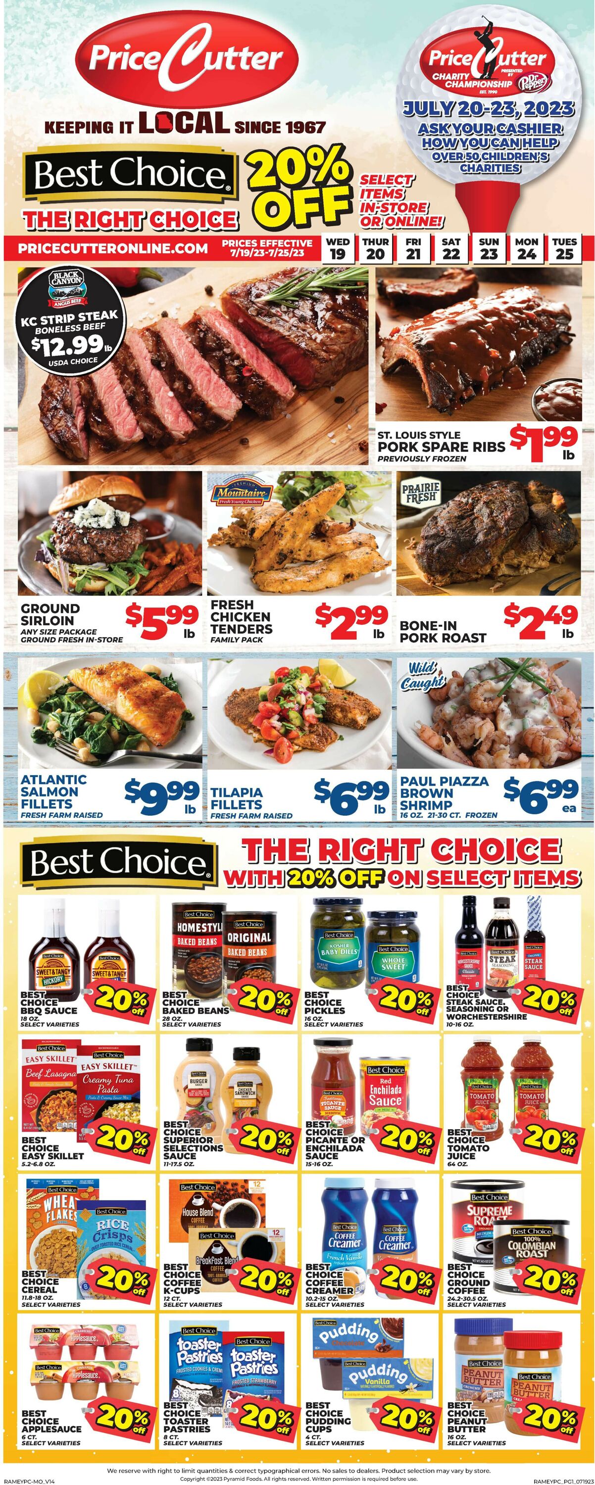 Price Cutter Ad from 07/19/2023