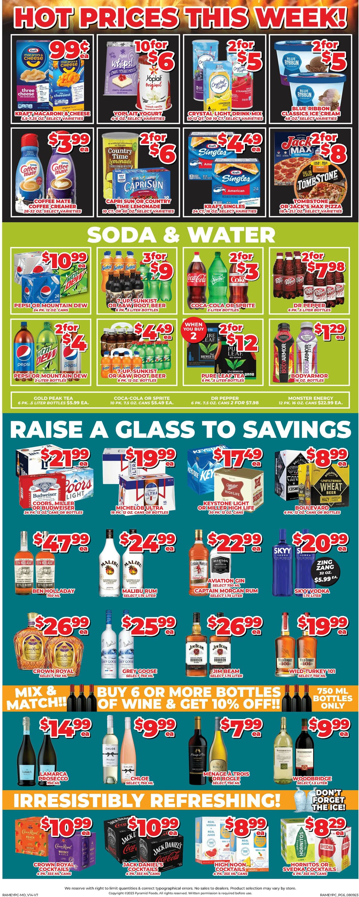 Price Cutter Ad from 08/09/2023