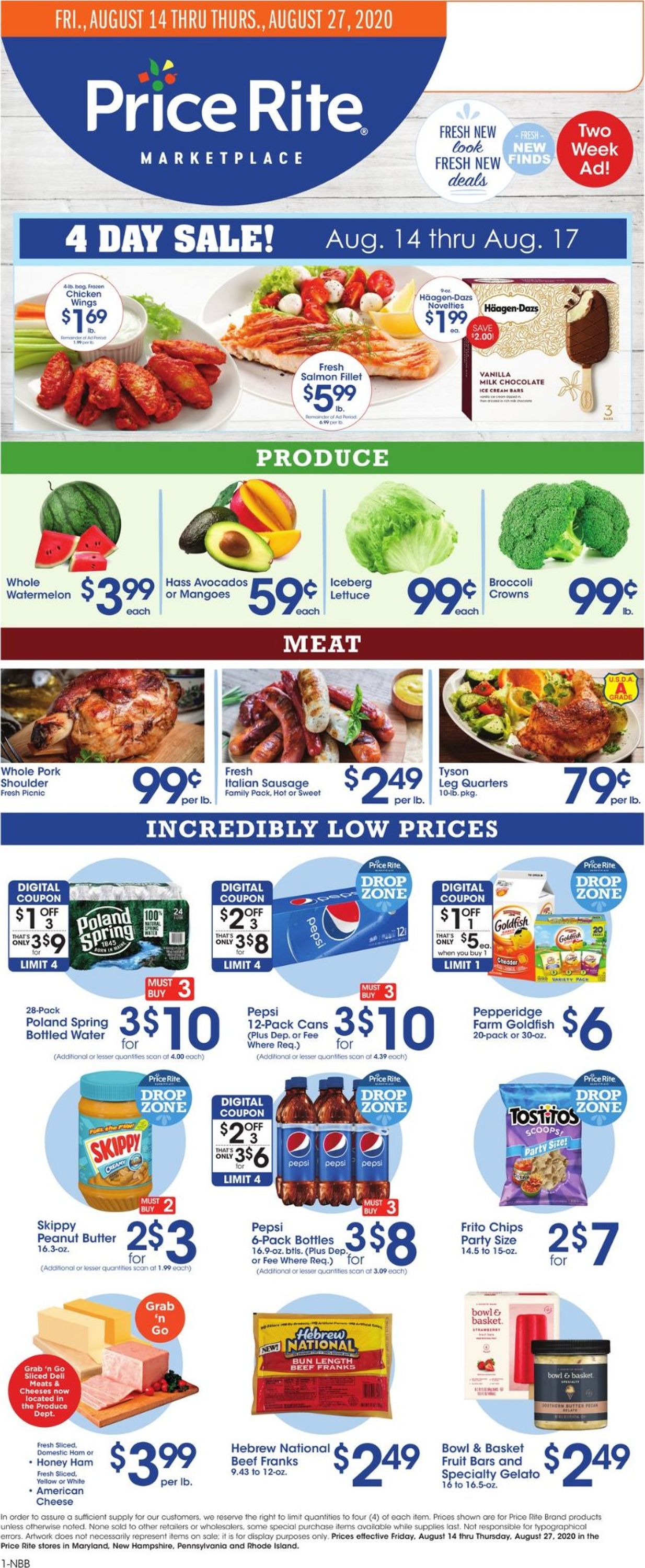 Price Rite Ad from 08/14/2020