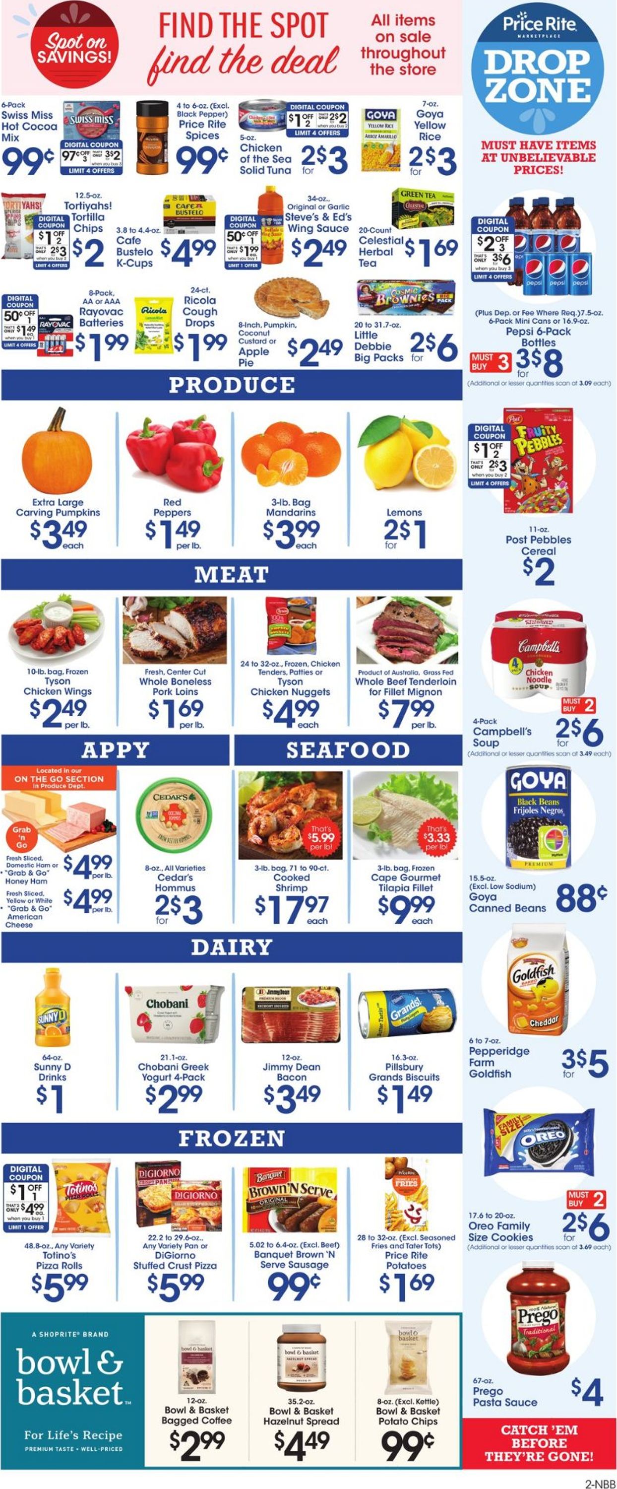 Price Rite Ad from 10/02/2020