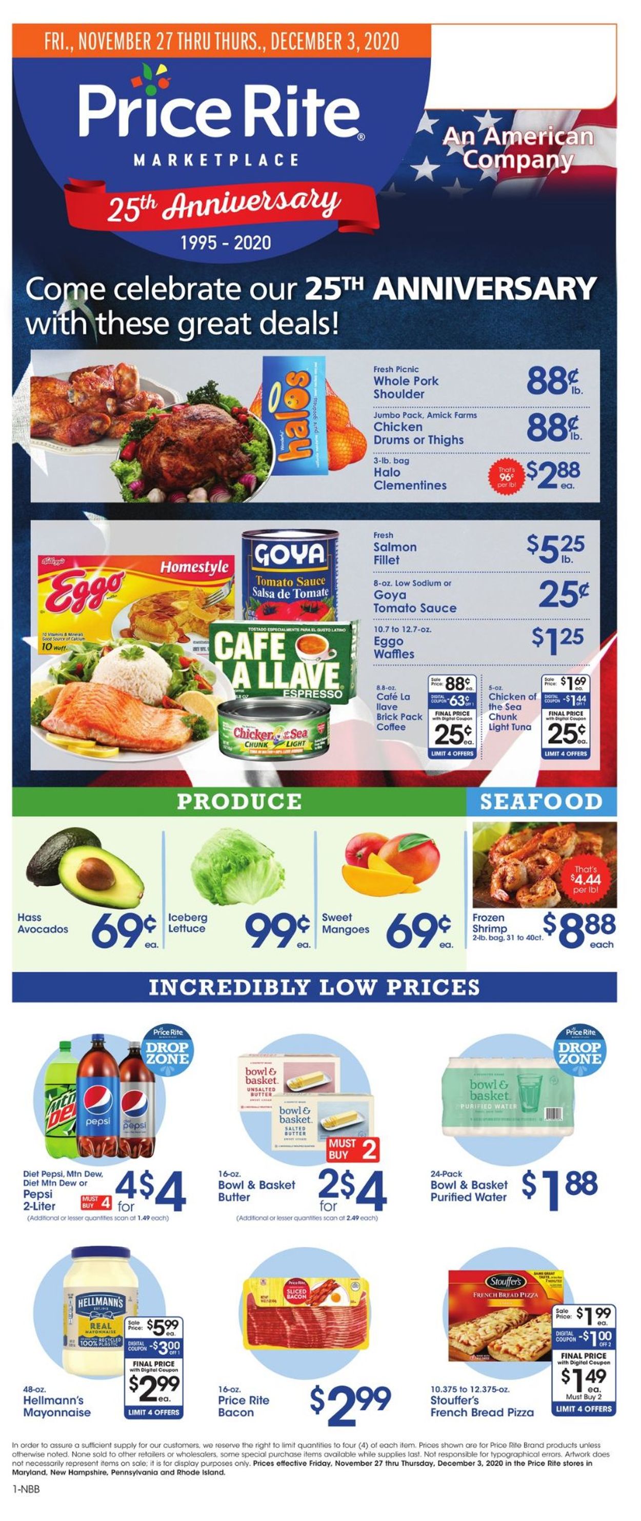 Price Rite Ad from 11/27/2020