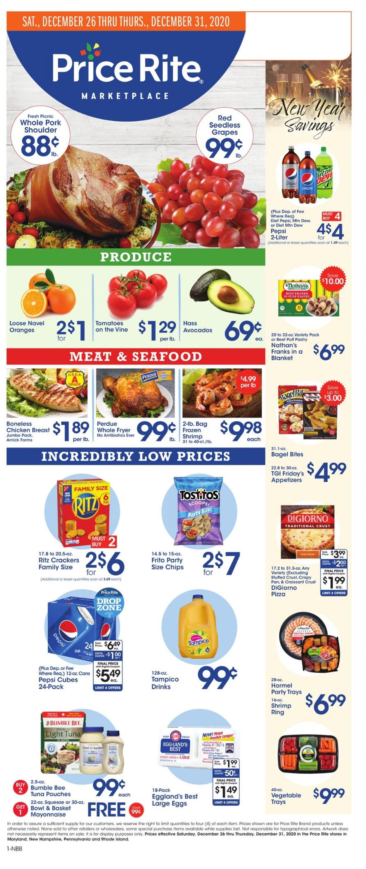 Price Rite Ad from 12/26/2020